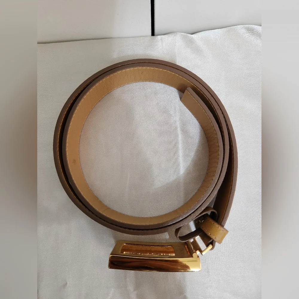 Authentic Vintage Prada Camel/Tan Color  Ladies Belt - Picture 6 of 9
